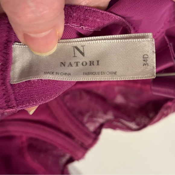 Natori Full Coverage Bra Size 34D Pink/Purple - Picture 4 of 4